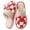 Red, variant on BERANMEY Bow Slippers for Women Cozy Plaid Womens Slippers Flat Slide Slippers Slip-On Lightweight Comfortable House Slippers Anti-slip Sole for Bedroom Indoor