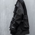 thumbnail image 6 of Niepce Inc Streetwear Men Zipper Vest Techwear Fashion Pockets Jacket, 6 of 10