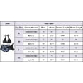 thumbnail image 5 of Women's Bathing Suit 3-Piece Bikini Sets Thong Bikini Sets Cross Sling High Waist Short Swimsuits Sets for Women, 5 of 7