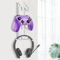 thumbnail image 5 of Soporte para Auriculares de 2 Niveles Controlador de Juegos Universal Soporte para Auriculares Soporte para Soporte para Controlador, 5 of 5