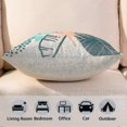 thumbnail image 2 of Set Of 4 Cushion Covers Polyester Fabric Stripes Modern Comfortable Pillow Case, 2 of 4