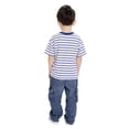 thumbnail image 6 of Wonder Nation Toddler Boys Short Sleeve Striped Graphic Tee with Zipper Pocket, Sizes 12M-5T, 6 of 8
