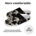 thumbnail image 6 of Wukai Japanese White Crane Print Women's Indoor Bedroom Slipper Slip On Shoes, Unisex House Shoes with Anti-Skid Sole for Men, Gift for Women Men-13, 6 of 7