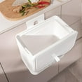 Fuebueo Kitchen Trash Can with Lid Under Sink for Kitchen, Bathroom