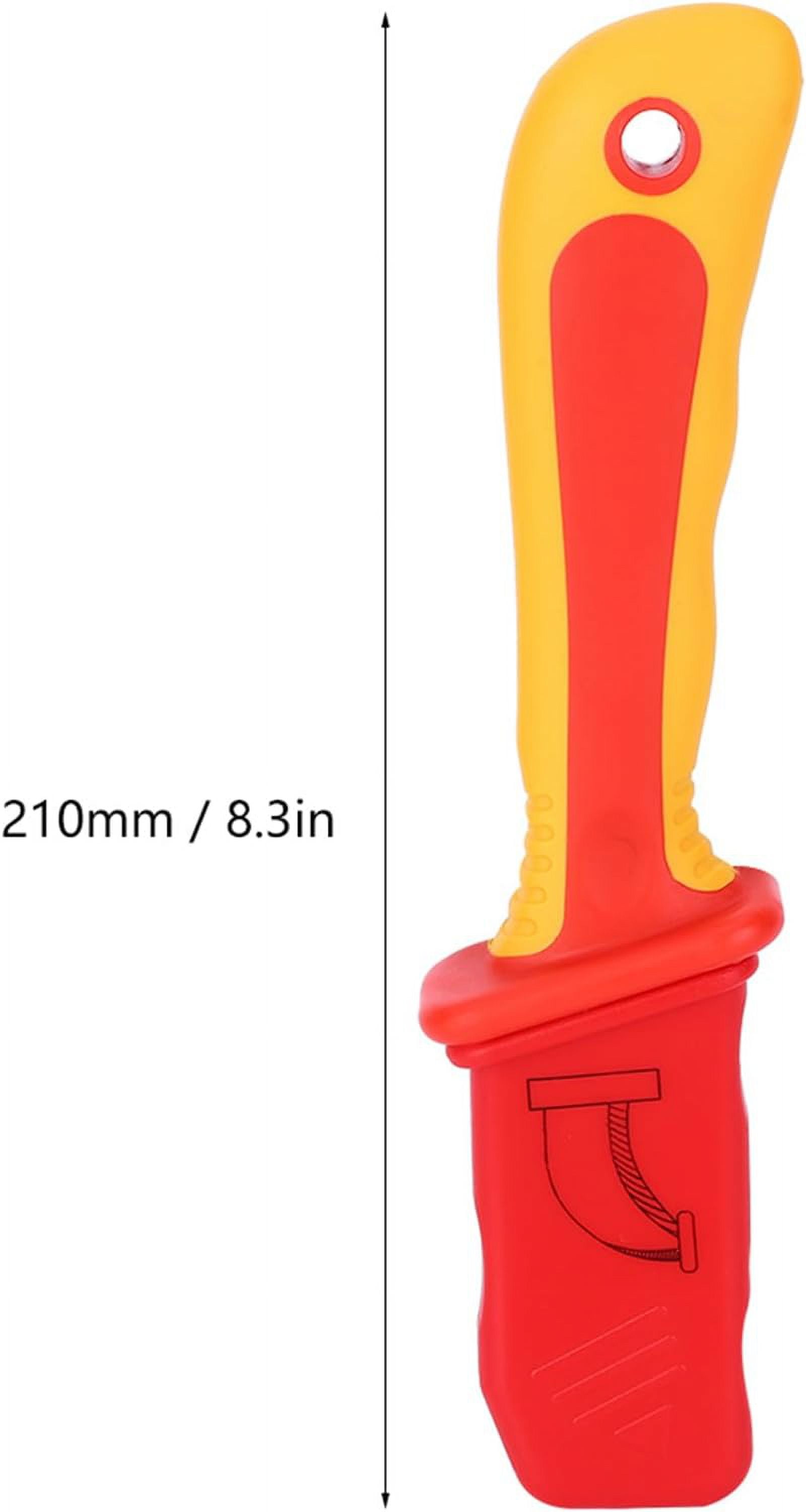 ABCISI Dismantling Knife, 1000V Insulation Electrician Knife, Fast Strip Cable Stripper Cutter Wire Stripping Anti Magnetic IEC60900 1000V Electrician Blades