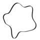 thumbnail image 1 of Compresor de CA ANGGREK correa serpentina 6PK2345 caucho resistente funcionamiento silencioso, 1 of 8