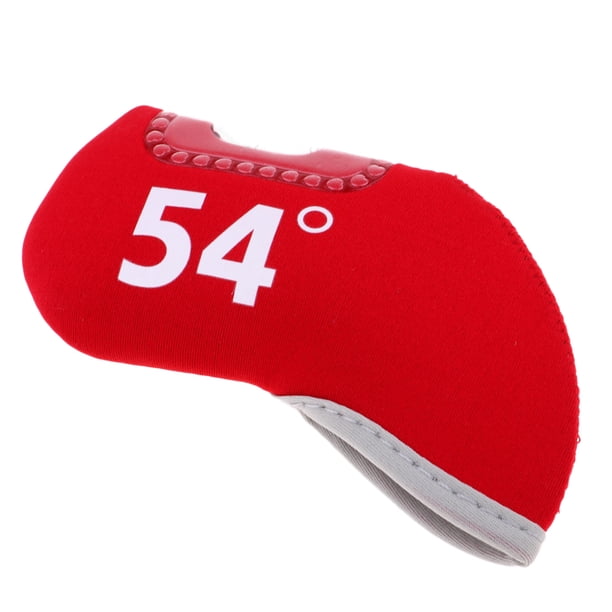 Funda para putter de hierro de golf 8 degree, 50 degree, 52 degree, 54 degree, 56 degree, 58 degree, 60 degree - 5 Azul marino 54 grados rojo
