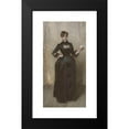thumbnail image 2 of John Singer Sargent 9x14 Black Modern Framed Museum Art Print Titled - Lady with the Rose (Charlotte Louise Burckhardt) (1882), 2 of 5