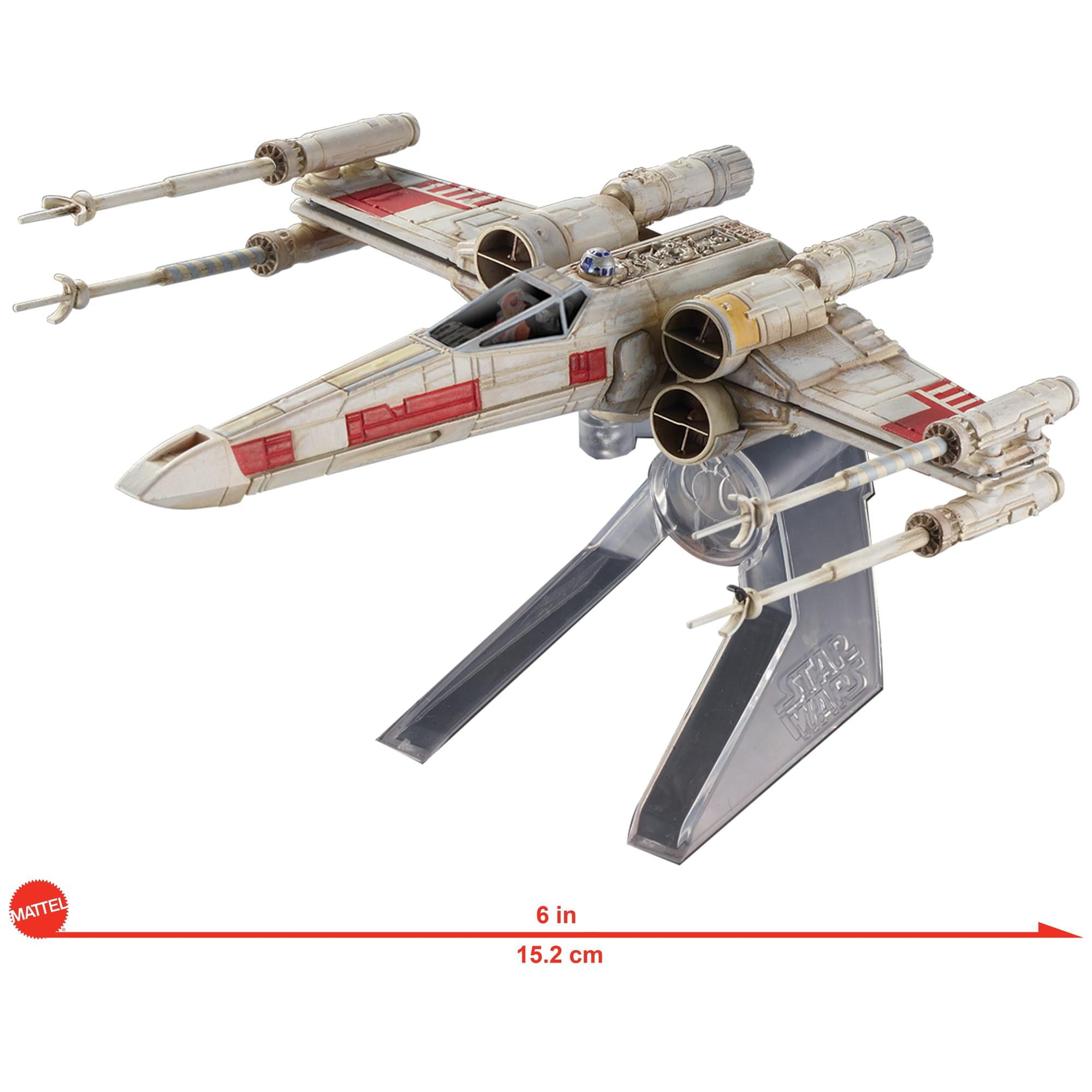 Hot Wheels Star Wars Starship X-Wing Fighter Red 5 Collectible Scale Collection 