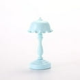 thumbnail image 1 of Lámpara de escritorio Retro encantadora hoja de loto romántico dormitorio USB LD05 lámpara de noche de mesa para niñas azul claro, 1 of 1