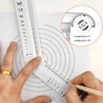 thumbnail image 3 of WDOplteas Herramienta Dibujo Circular Línea Dibujo Geométrico Plegable Multifuncional, 3 of 9