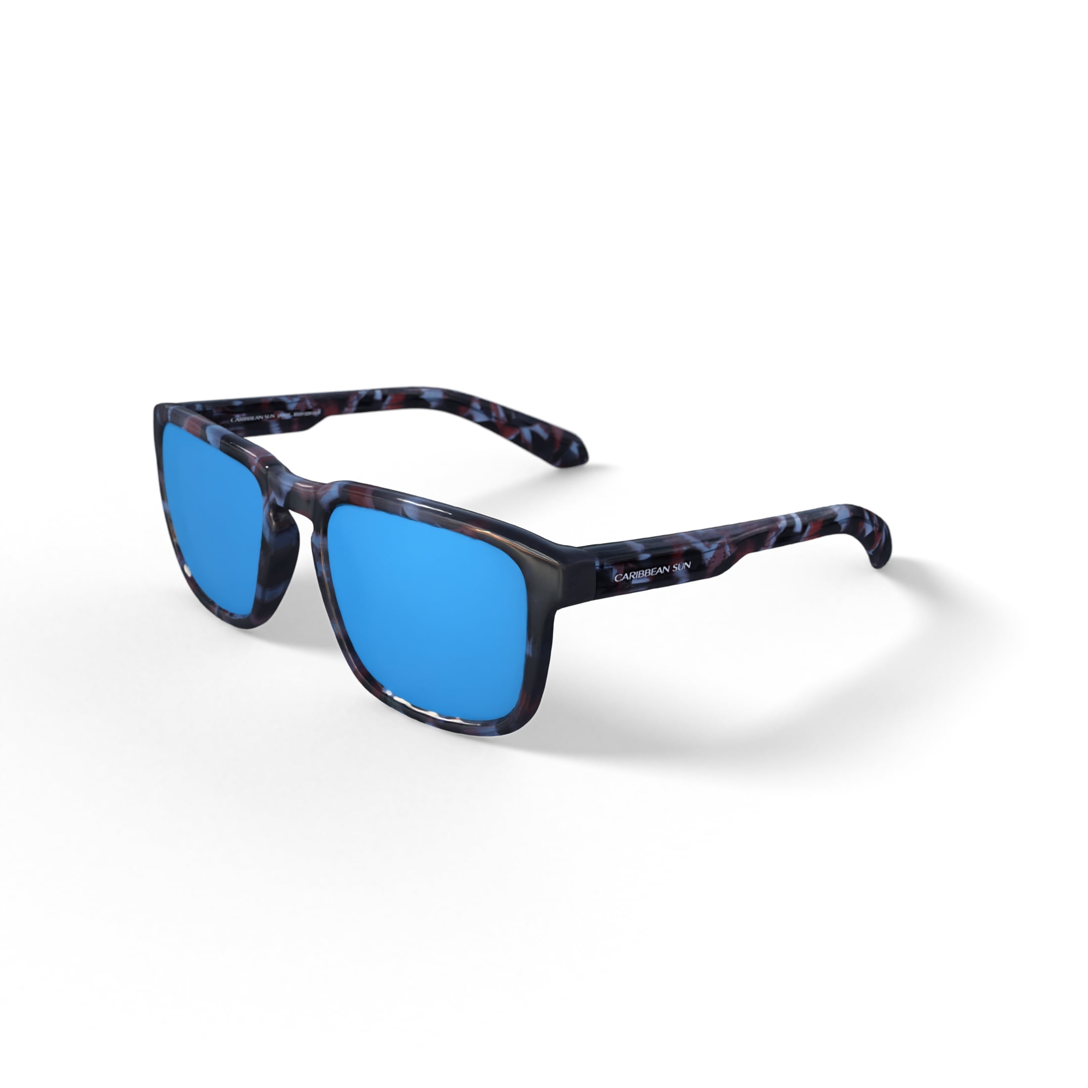 Caribbean Sun Rx'able Unisex Polarized Sport Sunglasses, Pine Key, Multi-colored Tortoise, 55-20-140