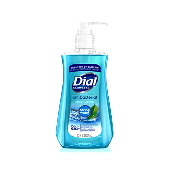 Dial Complete Liquid Antibacterial Moisturizing Hand Soap Spring Water 7.5 oz