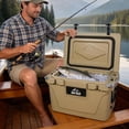 thumbnail image 3 of 50 Quart Ultra-Light Hard Shell Cooler, Khaki Insulated Ice Chest with 6-Day Ice Retention for Camping, Tailgating, Job Site & Outdoor Activities, 3 of 9