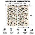 thumbnail image 2 of Blackout Kids Curtains,Dinosaur and Text Off White Pattern Children's Insulated Curtains Set Of 2,Bedroom Essentials,Toddler Room Decor 42"x84", 2 of 5