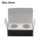 thumbnail image 2 of New 17.5-40mm Cardboard Coin Holder Coin Collection Cardboard New Foldable Square Cardboard Case Coin Capsules Cover Storage Box, 2 of 10