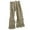 Khaki, variant on MDUKONU Women's Durable Linen Pants Drawstring Linen Blend Side Pockets Navy M