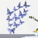 thumbnail image 2 of 12 Piezas De Decoración De Pared Con Mariposas Huecas En 3D, 3 Tamaños, Decoración Con Mariposas, Mariposas Talladas Huecas, Diseño Exquisito, Decoraciones Para Tartas De Fiesta, 2 of 6