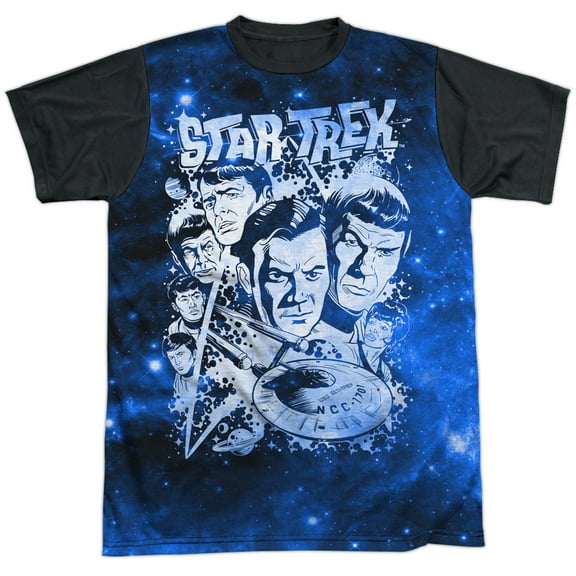Star Trek - Pop Stars - Short Sleeve Black Back Shirt - Large