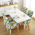 thumbnail image 3 of Dining Chair Covers Lemon Print Set of 4 Lovely Yellow Fruit Design Washable Polyester Stretch Slipcovers Removable Protector for Fresh Fresh Look, 3 of 7