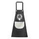 thumbnail image 2 of Wosthever Delantal impermeable de cocina para hombre y mujer, delantales de lino y algodón sin mangas de PVC, accesorios para hornear Herramientas y accesorios para hornear Normales Schwarz und Grau, 2 of 6
