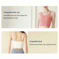 thumbnail image 2 of Guardurnaity Camiseta sin mangas, transpirable, suave, ligera, cómoda, para el pecho, fina, fresca, para mujer, para hacer ejercicio, deportes Prendas para la parte del cuerpo Blanco Guardurnaity AP017242-01, 2 of 6