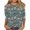Multicolor Plus Size Blouse for Women_x, variant on CYMMPU Spring Tops Crew Neck Tunic Tops Bee Printed Fall Fashion Shirts 3/4 Sleeve Blouses for Women Dressy Casual Loose Fit Lightweight Basic T-Shirts S
