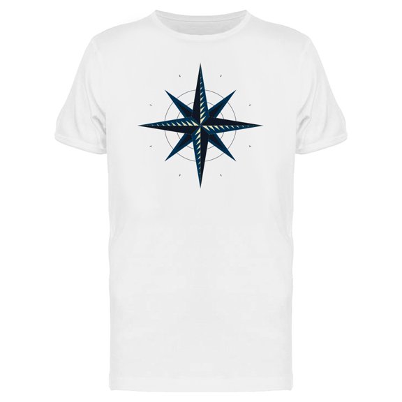 Wind Rose Abstract Colors Tee Men's -Image by Shutterstock