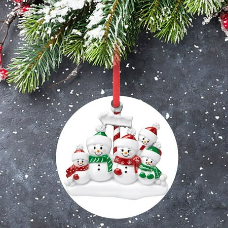 

Pendants Decor Art Personalized Snowman Christmas Pendant Christmas Holiday Decor