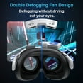 thumbnail image 2 of 3-IN-1 Facial Interface Cooling Fan for Meta Quest 3 Accessories, 3 Speeds Adjustable Fan & Pu Leather Face Pad Compatible with Oculus Quest 3, Powerful Air Circulation System to Relieve Lens Fogging, 2 of 7