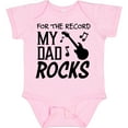 thumbnail image 3 of Inktastic For the Record, My Dad Rocks Boys or Girls Baby Bodysuit, 3 of 5