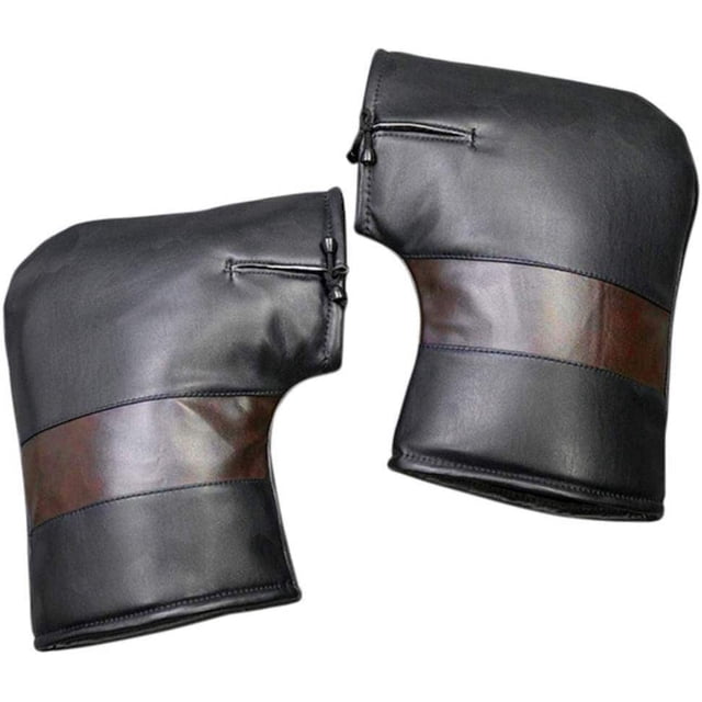 Granjero Gordo Guantes gruesos para motocicleta, guantes para manillar de moto de nieve, guantes cálidos de invierno a prueba de viento para motocicletas, scooters eléctricos y automóviles
