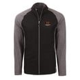 thumbnail image 2 of Men's-Cutter & Buck  Heather Black Houston Dynamo FC Big & Tall Adapt Eco Knit Hybrid Recycled Full-Zip Jacket, 2 of 3