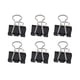 thumbnail image 3 of 12 Pcs Stationery Papers File Organizer Metal Black Binder Clips 15mm Width, 3 of 5
