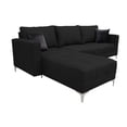 thumbnail image 4 of Sala Esquinera El Bazar Store Interlaken Negro 280X180 cm, Tela Lino nacional, Modular, 4 of 7