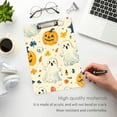thumbnail image 3 of FORMRS Acrylic Clipboard with Low Profile Clip Standard A4 Letter Size, 12.5" x 9", Halloween Cute Ghosts, 3 of 8