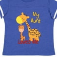 thumbnail image 4 of Inktastic My Aunt Loves Me Giraffe Boys or Girls Toddler T-Shirt, 4 of 5