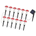 thumbnail image 1 of Lámpara solar con forma de hongo, adorno paisajístico, regalos de jardinería, arte de jardín, iluminación para caminos al aire libre, accesorios para 12 Luz de hongo, 1 of 8