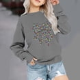 thumbnail image 2 of Rohuuque Children's Casual Pullover,Kids Round Neck Long Sleeved Sweatshirt Top With Patterns 1 Years Gray, 2 of 4