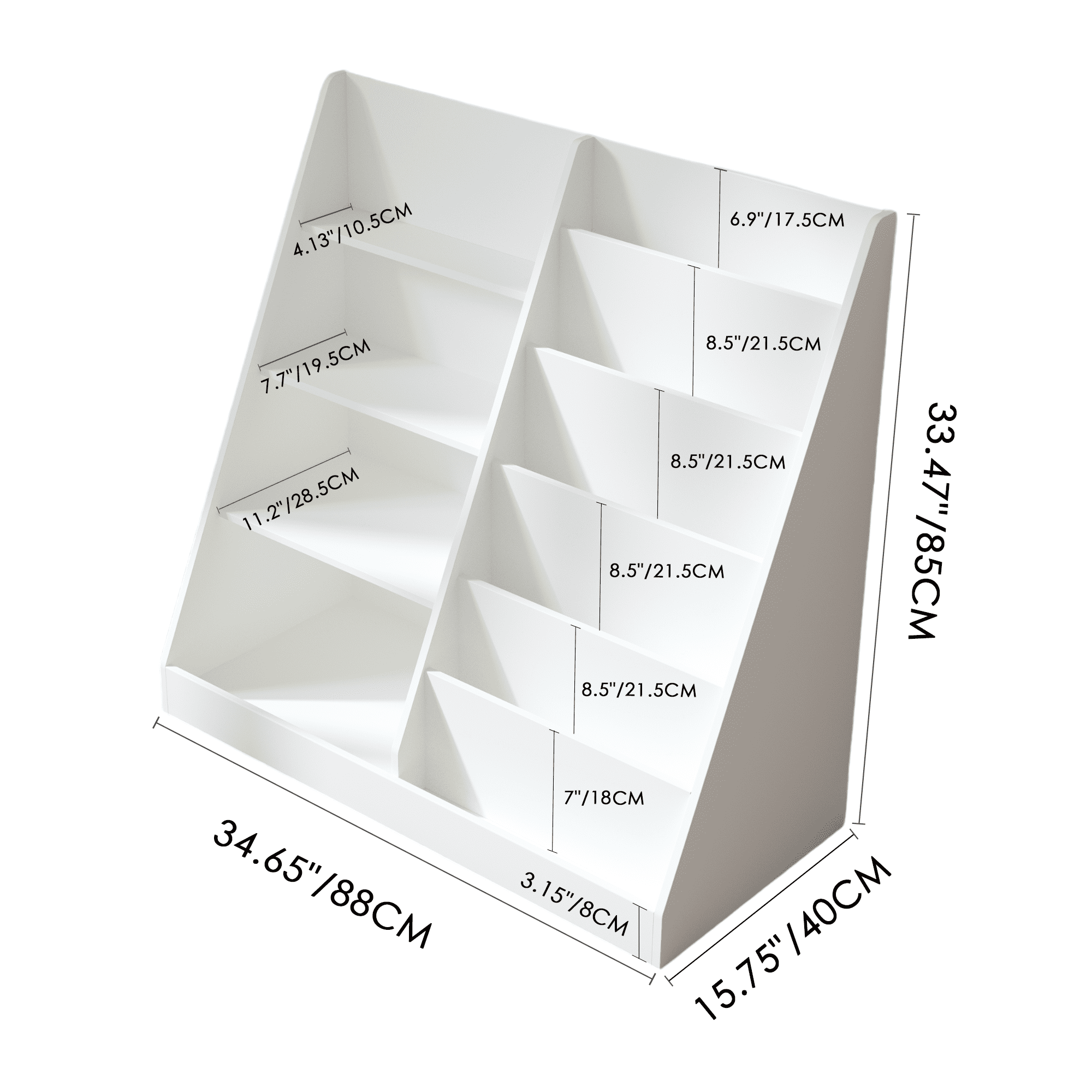 Multi - Layer Bookcase for Children's Rooms, Living Rooms, and Playrooms - Safe, Durable, and Easy to Install