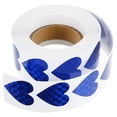 thumbnail image 2 of 1 Roll of Colored Heart Stickers Adhesive Label Stickers Gift Bag Sealing Labels, 2 of 8