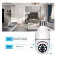 thumbnail image 4 of Cámara De Seguridad Foco Hd 1080p Wifi De 360° Visión Alarma, 4 of 8