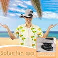 thumbnail image 4 of BallsFHK Solar Powered Fan Hat, Summer Hat, Fishing Hat, Sun Protections, Sun Shading, Conditioning, Fisherman, Mountain Climbing, UV Protections, 4 of 4