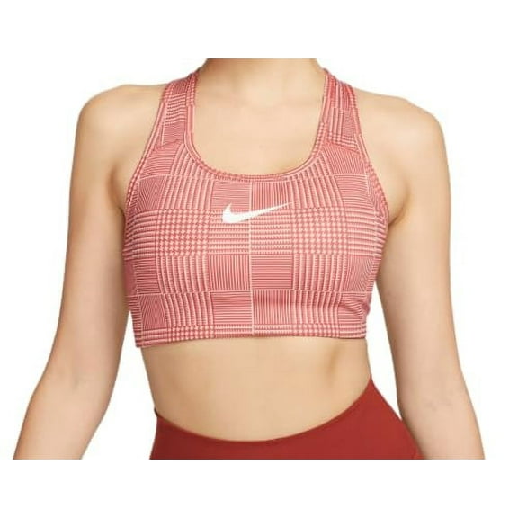 Nike Women' Swoosh Medium-Support Removable Padded Printed Sports Bra FJ1823-655
