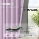thumbnail image 4 of Lino Cortinas Blackout 100% Opacas, Bolsillo para Barra/Pestaña Trasera, para Recámara y Ventana de Sala, 2 Paneles (Rosa, 106.6 x 160 cm), 4 of 12