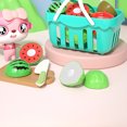 thumbnail image 6 of 11pcs Kids Cutting Fruit Vegetable Kitchen Playset with Storage Basket, Simulation Cookware & Pretend Food, Pretend Play Toy, Cooking Role Play Toy Gift for Boys and Girls Ages 3 and Up, 6 of 9