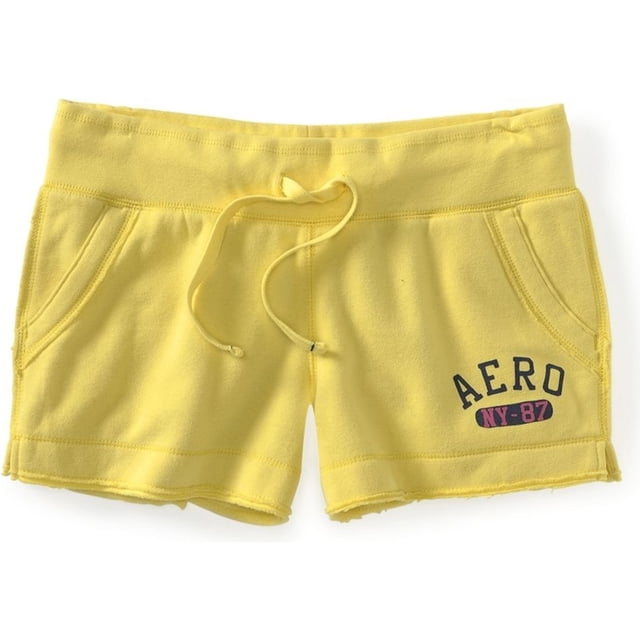 Aeropostale Womens Lounge Athletic Sweat Shorts, Amarillo, X-Large Aeropostale Sudor