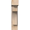 thumbnail image 2 of Ekena Millwork 7 1/2"W x 26"D x 34"H Westlake Block Smooth Bracket w/ Offset Brace, Douglas Fir, 2 of 25