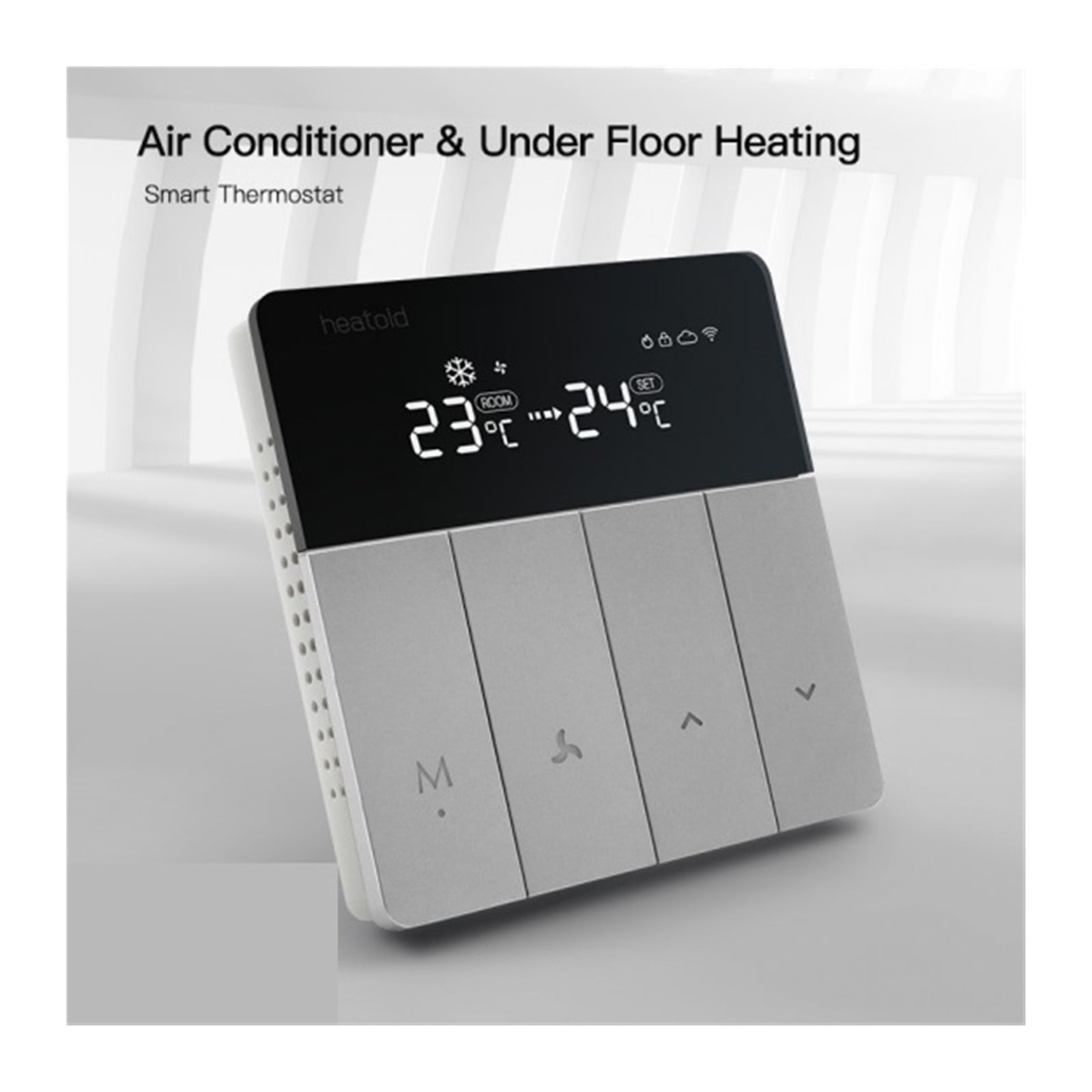 Smart Thermostat, Temperature Controller For Home Water Electric Floor Gas Boiler Heating Work With APP ,Temperature calibrating
