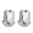 thumbnail image 3 of 2Pcs High Load Aluminum Alloy Shaft Couplers, 6mm to 6mm Bore Precision Metal Couplings for Robotics & Industrial Machinery - Durable & Heavy Duty Connectors, 3 of 9